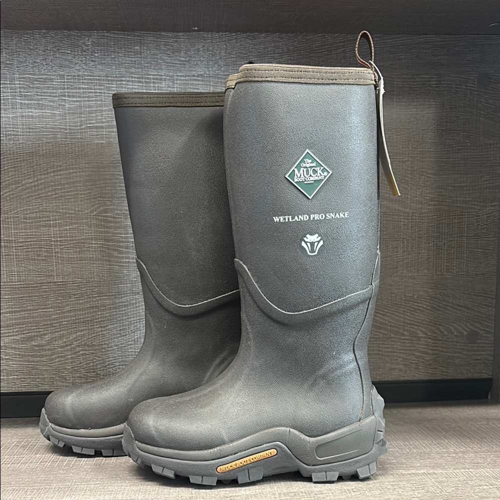 Men's Wetland Pro Snake Professional Grade Work Boot (Brown) - Size 5